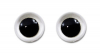 Глазки прозрачные клеевые 14 мм  прозрачный , уп. 50 шт. - швейная фурнитура, товары для творчества оптом  ТД "КолинькоФ"