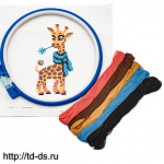 Наборы для вышивания на канве с рисунком - швейная фурнитура, товары для творчества оптом  ТД "КолинькоФ"
