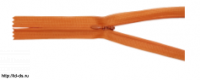 Молния потайная тип 3 50 см оранж-010 уп. 10 шт. - швейная фурнитура, товары для творчества оптом  ТД "КолинькоФ"