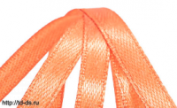 Лента атласная 0,6 см. розово-оранж 045 уп. 22,86 м. - швейная фурнитура, товары для творчества оптом  ТД "КолинькоФ"