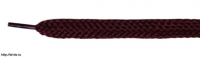 Шнурки кроссовочные шир. 10 мм , цвет: бордо, дл: 100 см. уп.10 пар - швейная фурнитура, товары для творчества оптом  ТД "КолинькоФ"
