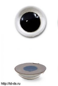Глазки прозрачные клеевые 12 мм Белый  уп. 50 шт. - швейная фурнитура, товары для творчества оптом  ТД "КолинькоФ"