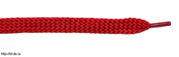 Шнурки кроссовочные   шор. 10 мм цв. красный-257  дл. 100 см. уп. 10 пар - швейная фурнитура, товары для творчества оптом  ТД "КолинькоФ"