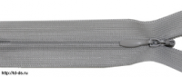 Молния потайная тип 3 50 см. (нейлон) св. серый 373 уп. 10 шт. - швейная фурнитура, товары для творчества оптом  ТД "КолинькоФ"