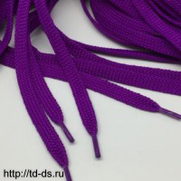 Шнурки арт.40, цвет: фиолет, длина: 100 см. уп.10 пар - швейная фурнитура, товары для творчества оптом  ТД "КолинькоФ"
