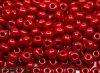 Бисер 8/0 № 45 красный  непрозрачный 450 гр. - швейная фурнитура, товары для творчества оптом  ТД "КолинькоФ"