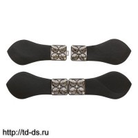 Застежка кожаная №7 черная 22,5см  Артикул: 7721185 цв.  черный никель - швейная фурнитура, товары для творчества оптом  ТД "КолинькоФ"