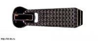 Бегунок к молнии спираль тип 5 декор, темный никель XY-776 (уп.10 шт.) - швейная фурнитура, товары для творчества оптом  ТД "КолинькоФ"