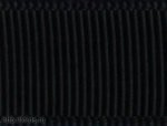 Лента репсовая 6 мм цв.черный уп. 33 м.  - швейная фурнитура, товары для творчества оптом  ТД "КолинькоФ"