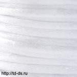 Шнур атласный (для воздушных петель), диам. 2мм уп 45.7  цвет белоснежный - швейная фурнитура, товары для творчества оптом  ТД "КолинькоФ"