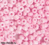 Бисер 12/0  № 966 светло-розовый непрозрачный с перл.блеском уп. 450 гр. - швейная фурнитура, товары для творчества оптом  ТД "КолинькоФ"