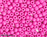 Бисер 8/0 крупный  № К185R ярко-розовый непрозрачный 450 гр. - швейная фурнитура, товары для творчества оптом  ТД "КолинькоФ"