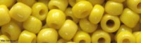 Бисер 8/0 крупный № 42 желтый непрозрачный 450  гр. - швейная фурнитура, товары для творчества оптом  ТД "КолинькоФ"