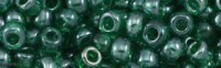 Бисер DI-DI  6/0 крупный  № 107 зеленый прозрачный с перламутровым блеском, 450 гр. - швейная фурнитура, товары для творчества оптом  ТД "КолинькоФ"