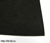 Фетр  листовой жесткий толщ. 1 мм (20х30см) черный  (уп. 10 шт) - швейная фурнитура, товары для творчества оптом  ТД "КолинькоФ"