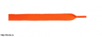 Шнурки кроссовочные дл. 100 см  цв  кислотно-оранжевый шир. 10 мм уп. 10 пар - швейная фурнитура, товары для творчества оптом  ТД "КолинькоФ"