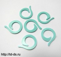 Маркеровочные кольца 22 мм пластмассовые для петель уп.20 шт  - швейная фурнитура, товары для творчества оптом  ТД "КолинькоФ"