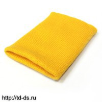 Манжеты трикотажные желтый 028,   7,5 х 10 см уп. 10 пар - швейная фурнитура, товары для творчества оптом  ТД "КолинькоФ"