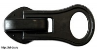 Бегунок к молнии спираль водонепроницаемой тип 7 автомат (стандарт) черный  уп. 10 шт. - швейная фурнитура, товары для творчества оптом  ТД "КолинькоФ"