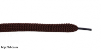Шнурки кроссовочные дл. 100 см т. коричневый шир. 10 мм (уп. 10 пар) - швейная фурнитура, товары для творчества оптом  ТД "КолинькоФ"