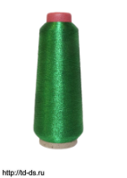 Нитки люрекс зеленый 3500 м. 1 шт. - швейная фурнитура, товары для творчества оптом  ТД "КолинькоФ"