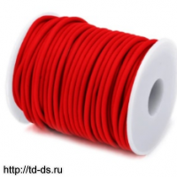 шнур каучуковый шир. 2 мм цв. красный уп.10 м - швейная фурнитура, товары для творчества оптом  ТД "КолинькоФ"