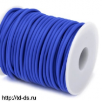 шнур каучуковый шир. 2 мм цв. синий уп.10 м - швейная фурнитура, товары для творчества оптом  ТД "КолинькоФ"