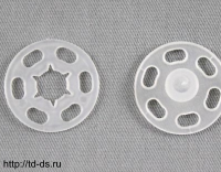 Кнопки пришивные пластик, 15 мм, уп.24 комплекта - швейная фурнитура, товары для творчества оптом  ТД "КолинькоФ"