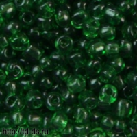 Бисер DI-DI 6/0 крупный №23А прозрачный зеленый 450  гр. - швейная фурнитура, товары для творчества оптом  ТД "КолинькоФ"