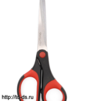 Ножницы 590065  универсальные, 16,5 см/6 1/2', мягкие ручки SOFT - швейная фурнитура, товары для творчества оптом  ТД "КолинькоФ"