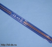 Спицы прямые металлические диам. 2,5 мм  длина 35 см.  10 пар - швейная фурнитура, товары для творчества оптом  ТД "КолинькоФ"