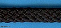 Шнурки тип 4 дл. 130 см  шир. 8 мм цв. черный уп. 50 пар - швейная фурнитура, товары для творчества оптом  ТД "КолинькоФ"