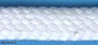 Шнурки тип 3 дл. 150 см белый шир. 8 мм.(плоские) уп. 50 пар - швейная фурнитура, товары для творчества оптом  ТД "КолинькоФ"