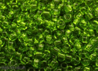 Бисер  8/0  крупный № 7 прозрачный зеленый 450 (500) гр. - швейная фурнитура, товары для творчества оптом  ТД "КолинькоФ"