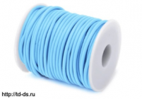 шнур каучуковый шир. 2 мм цв.голубой уп.10 м - швейная фурнитура, товары для творчества оптом  ТД "КолинькоФ"