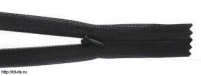 Молния потайная (нейлон) тип 3 50 см. серо-черный уп. 10 шт. - швейная фурнитура, товары для творчества оптом  ТД "КолинькоФ"