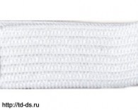 Лента эластичная вязанная ТВ-15 шир. 15 мм белая уп. 40 м - швейная фурнитура, товары для творчества оптом  ТД "КолинькоФ"