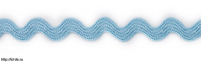 Тесьма вьюнчик С868 Артикул: 434018 шир. 9мм. (5 мм тесьма) цвет голубой уп. 30м  - швейная фурнитура, товары для творчества оптом  ТД "КолинькоФ"