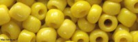 Бисер 8/0 крупный № 42 желтый непрозрачный 450  гр. - швейная фурнитура, товары для творчества оптом  ТД "КолинькоФ"