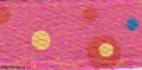Детская ленточка Пузырьки* арт. DL малиновый 10 мм (уп. 50 ярд)  - швейная фурнитура, товары для творчества оптом  ТД "КолинькоФ"