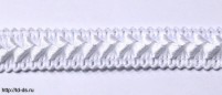 Тесьма отделочная Самоса  ш.18 мм арт.13-1925 цв. белый уп. 15 м. - швейная фурнитура, товары для творчества оптом  ТД "КолинькоФ"