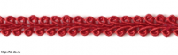 Тесьма отделочная Шанель" шир.12 мм арт.8841 цв. красный уп. 20 ярд - швейная фурнитура, товары для творчества оптом  ТД "КолинькоФ"