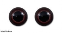 Глазки прозрачные клеевые 14 мм т.коричневый, уп. 50 шт. - швейная фурнитура, товары для творчества оптом  ТД "КолинькоФ"