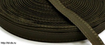 Лента брючная арт. 4316 пп  т.коричневый (уп. 50 м)  - швейная фурнитура, товары для творчества оптом  ТД "КолинькоФ"