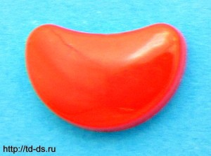 Ротик для игрушек 25*15мм (уп.100шт) красный - швейная фурнитура, товары для творчества оптом  ТД "КолинькоФ"