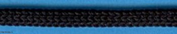 Шнурки тип 3 дл. 100 см черный шир.8 мм. уп.50 пар - швейная фурнитура, товары для творчества оптом  ТД "КолинькоФ"