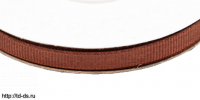 Лента репсовая  шир. 6мм коричневый 74 уп. 18,28 м. - швейная фурнитура, товары для творчества оптом  ТД "КолинькоФ"