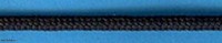 Шнурки тип 0 дл. 50 см черный диам. 3 мм  уп. 50 пар - швейная фурнитура, товары для творчества оптом  ТД "КолинькоФ"