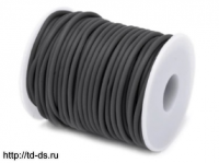 шнур каучуковый шир. 2 мм цв. черный уп.10 м - швейная фурнитура, товары для творчества оптом  ТД "КолинькоФ"