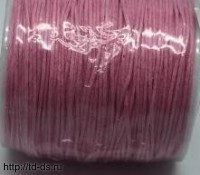 Шнур вощеный (для бижутерии) шир. 1 мм св.розовый 513 (уп. 100 м.) - швейная фурнитура, товары для творчества оптом  ТД "КолинькоФ"